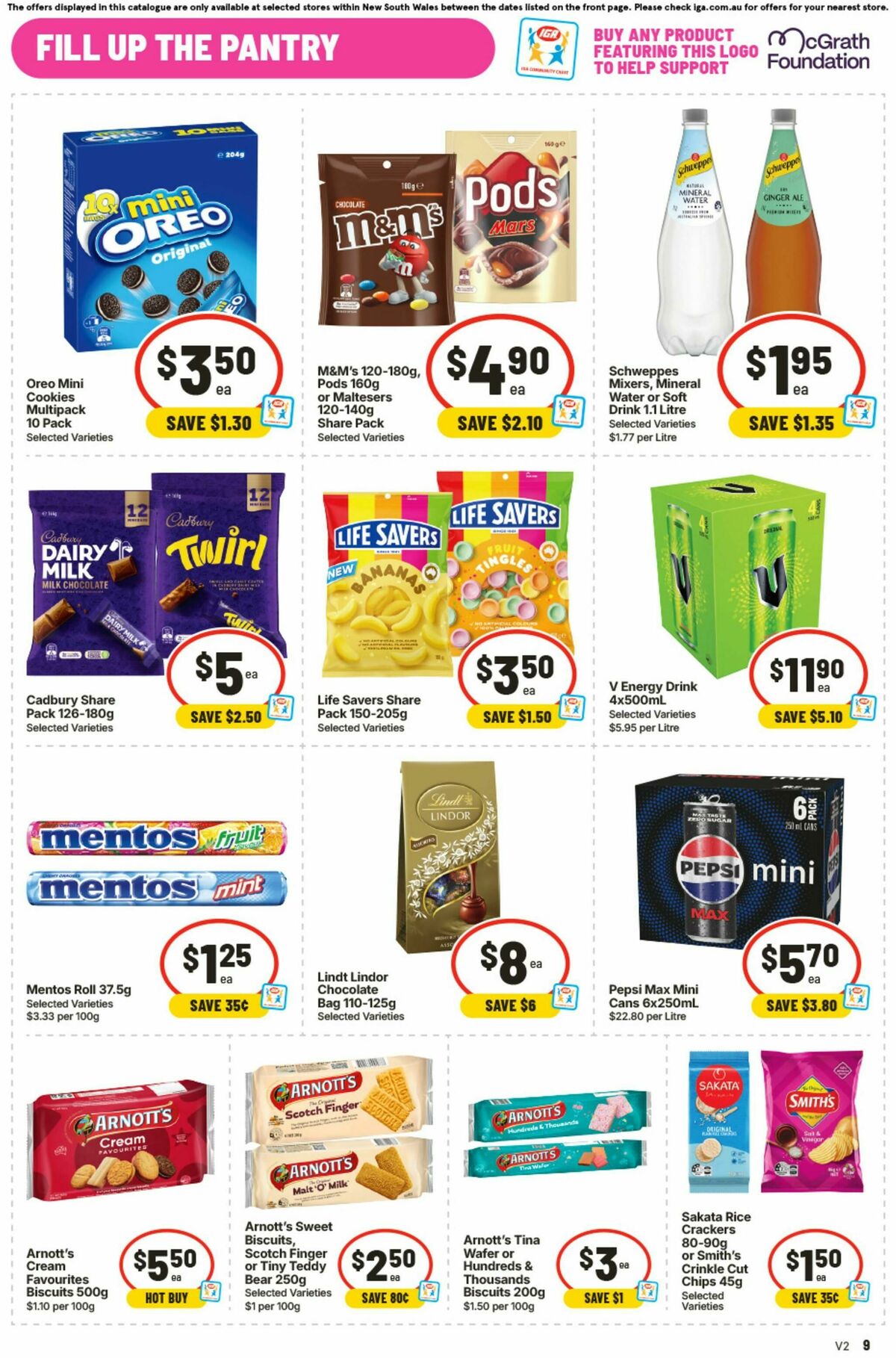 IGA Catalogues from 9 September