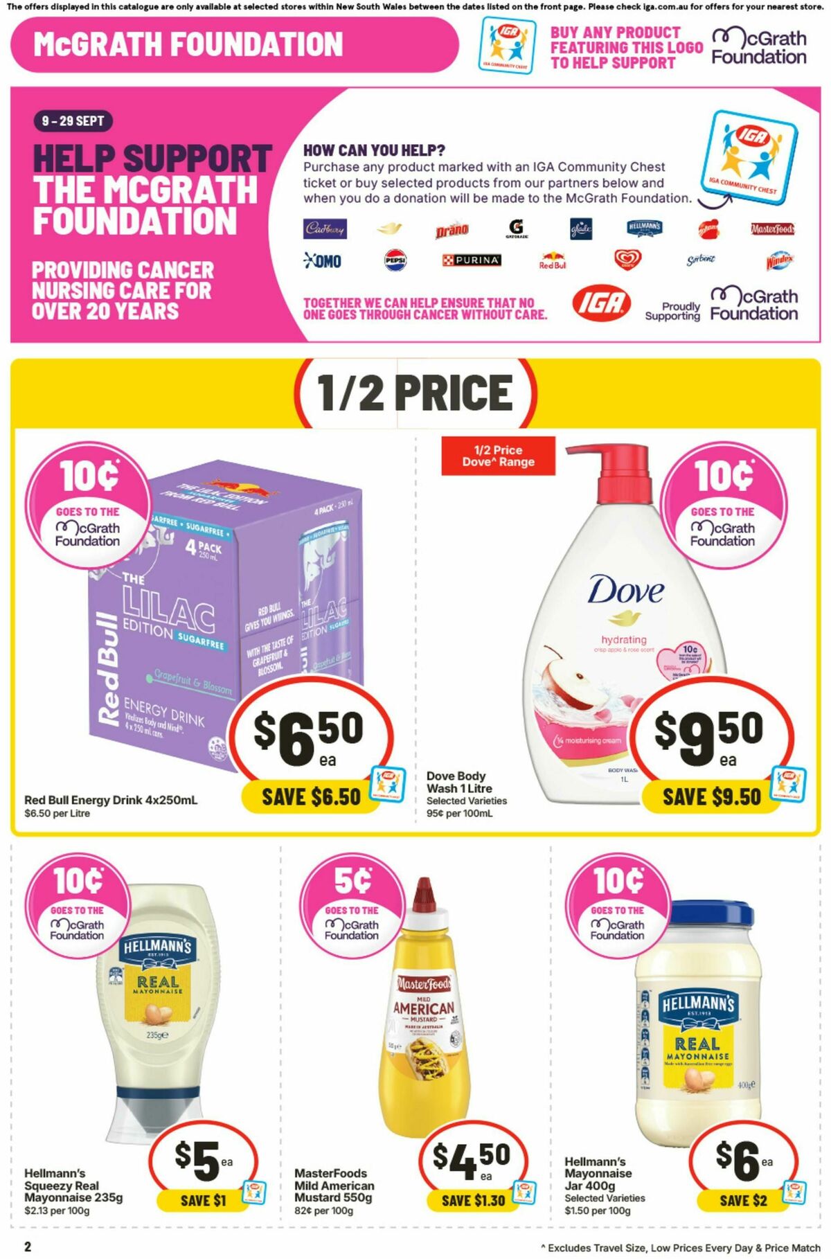 IGA Catalogues from 9 September