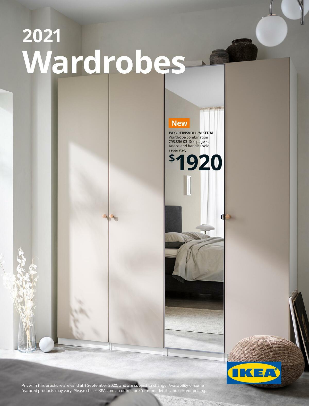 IKEA Wardrobes Brochure Catalogues from 31 August