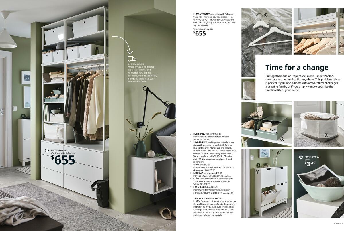 IKEA Wardrobes Brochure Catalogues from 31 August