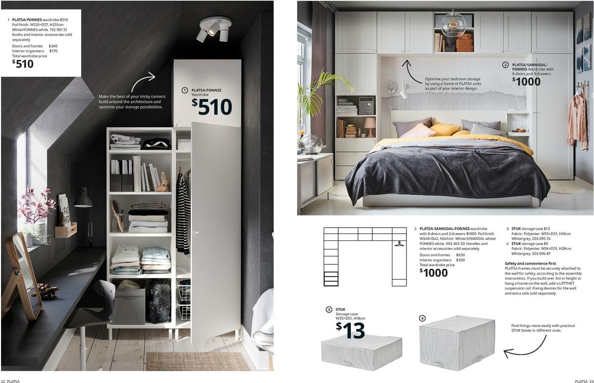 IKEA Wardrobes Brochure Catalogues from 31 August