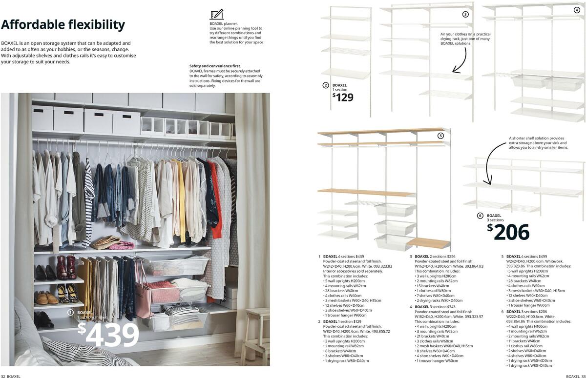 IKEA Wardrobes Brochure Catalogues from 31 August