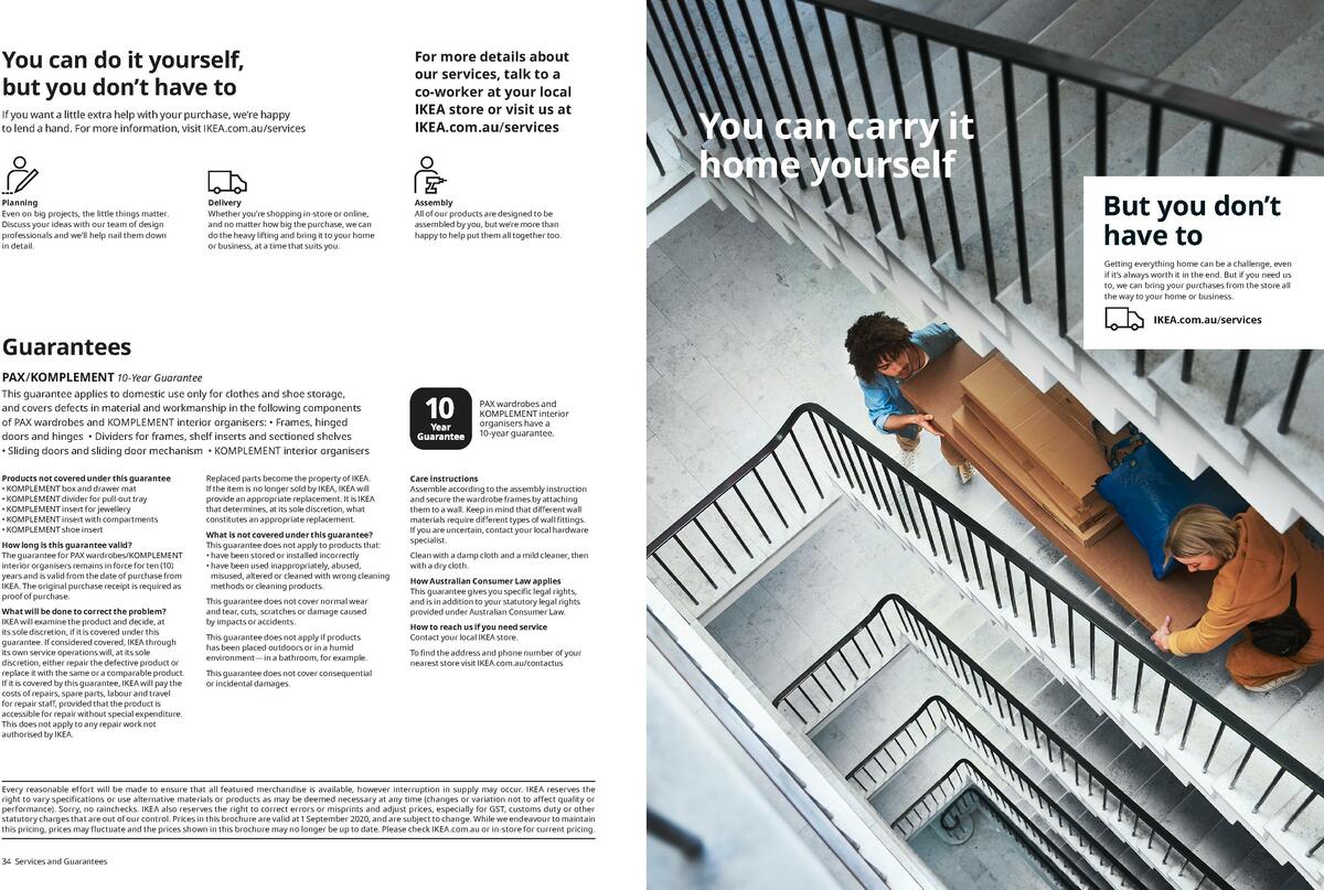 IKEA Wardrobes Brochure Catalogues from 31 August