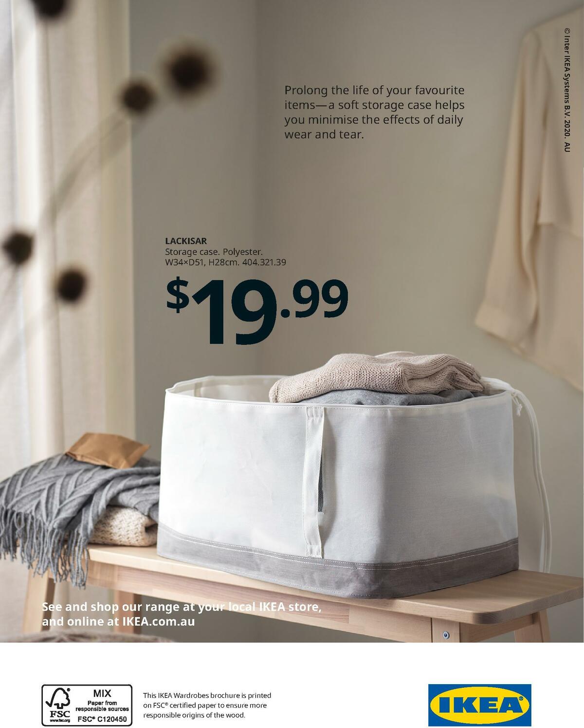 IKEA Wardrobes Brochure Catalogues from 31 August