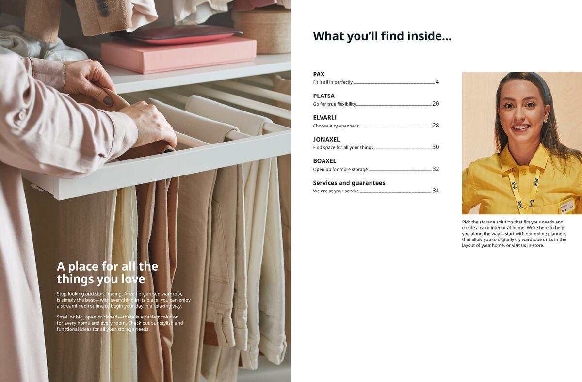 IKEA Wardrobes Brochure Catalogues from 31 August