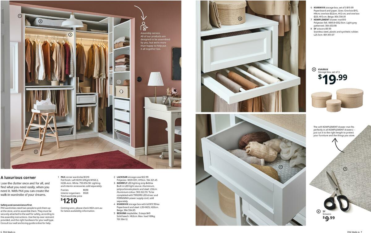 IKEA Wardrobes Brochure Catalogues from 31 August