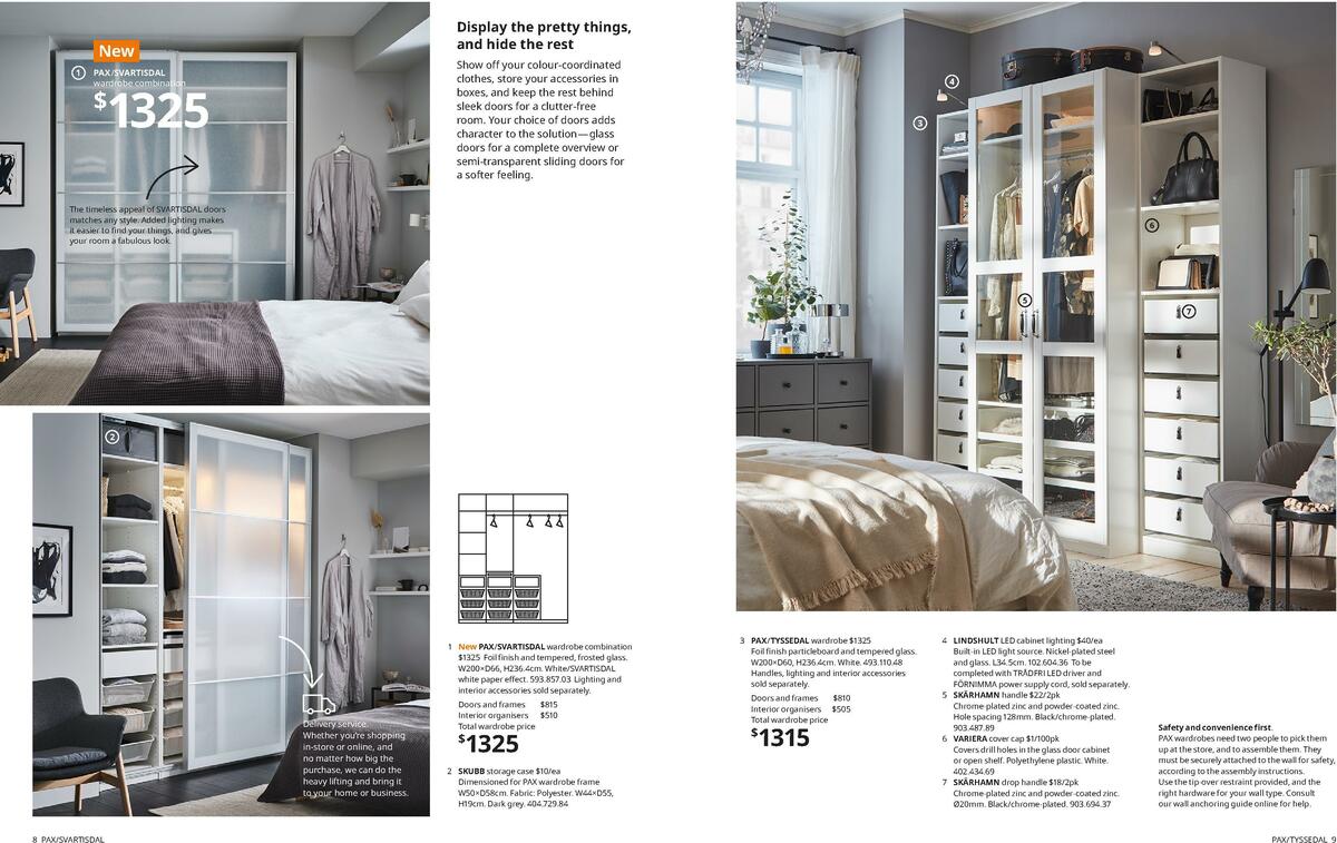 IKEA Wardrobes Brochure Catalogues from 31 August