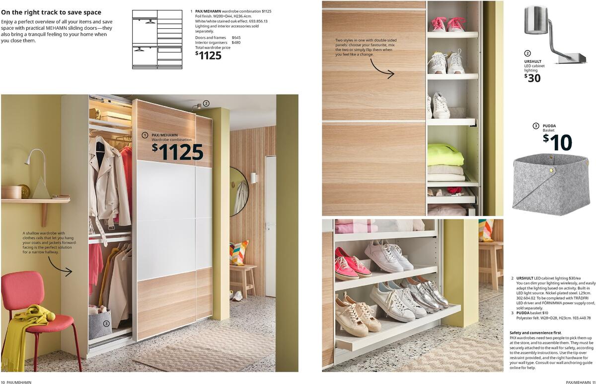 IKEA Wardrobes Brochure Catalogues from 31 August