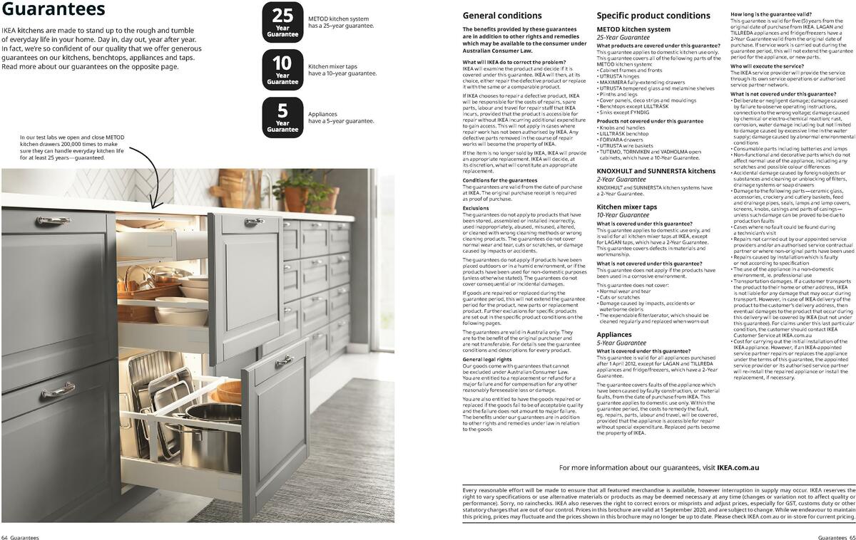 IKEA Kitchens Brochure Catalogues from 1 September
