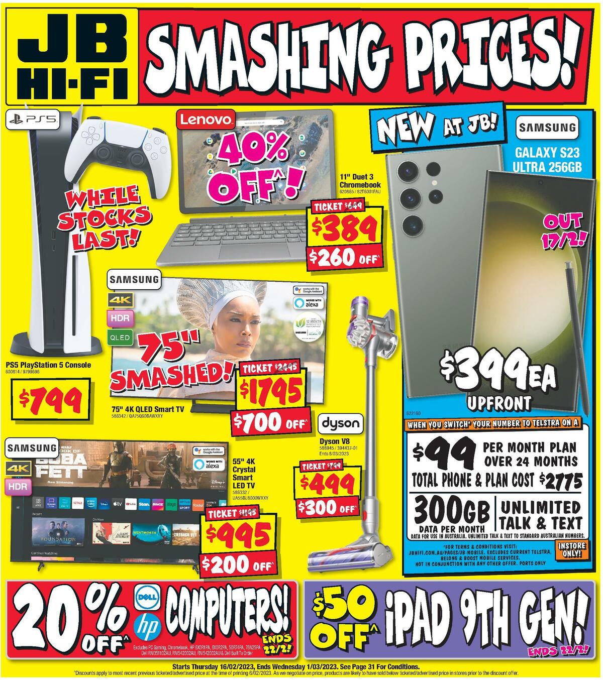 JB Hi-Fi Catalogues from 16 February