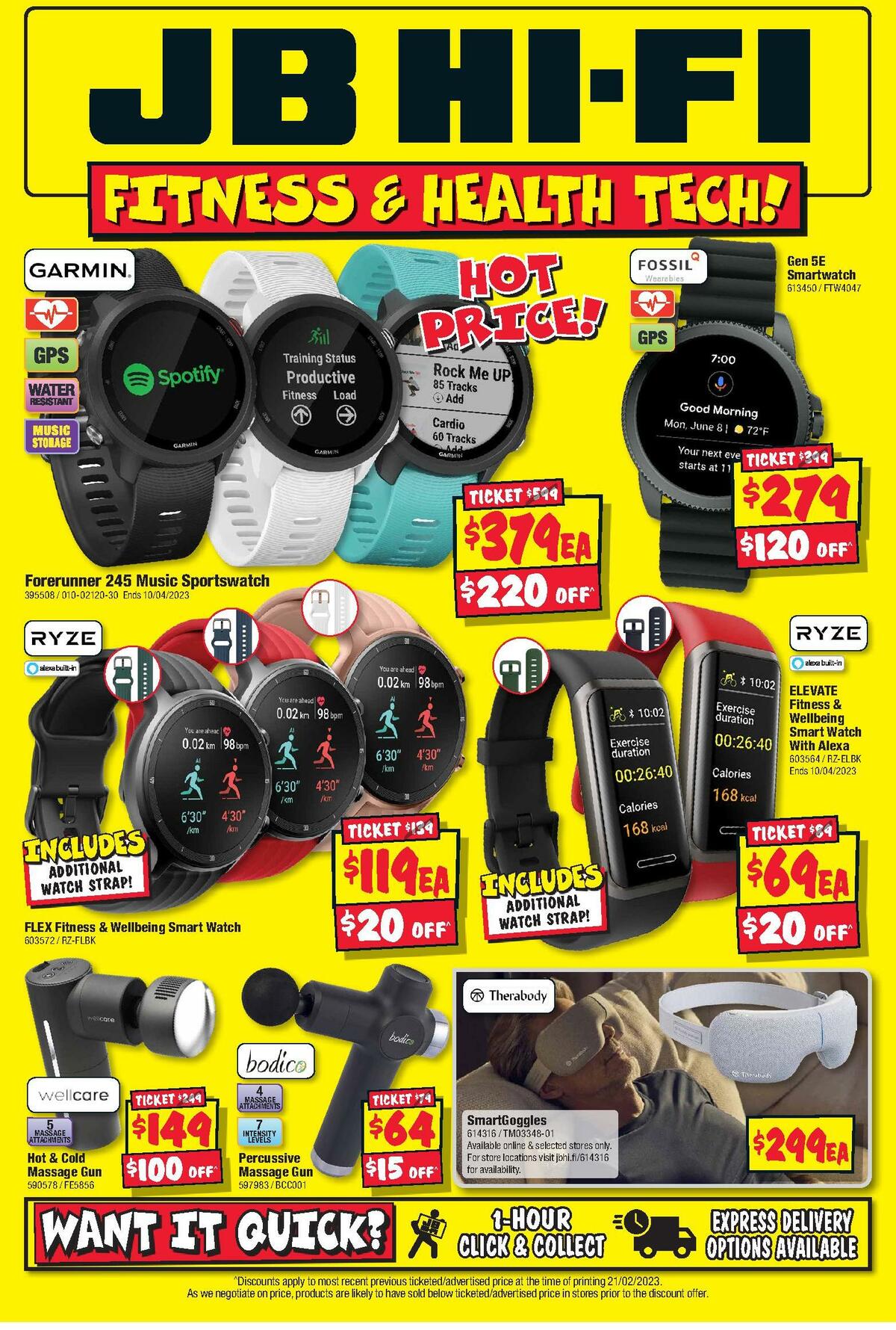JB Hi-Fi Fitness & Health Tech Catalogues from 6 March