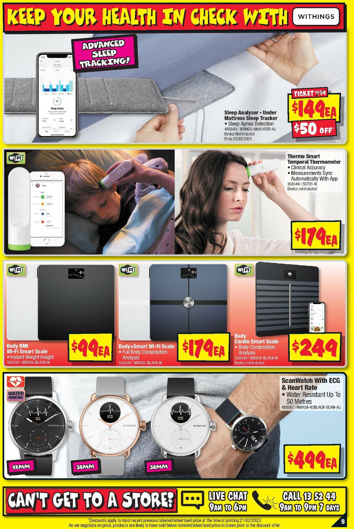 JB Hi-Fi Fitness & Health Tech Catalogues from 6 March