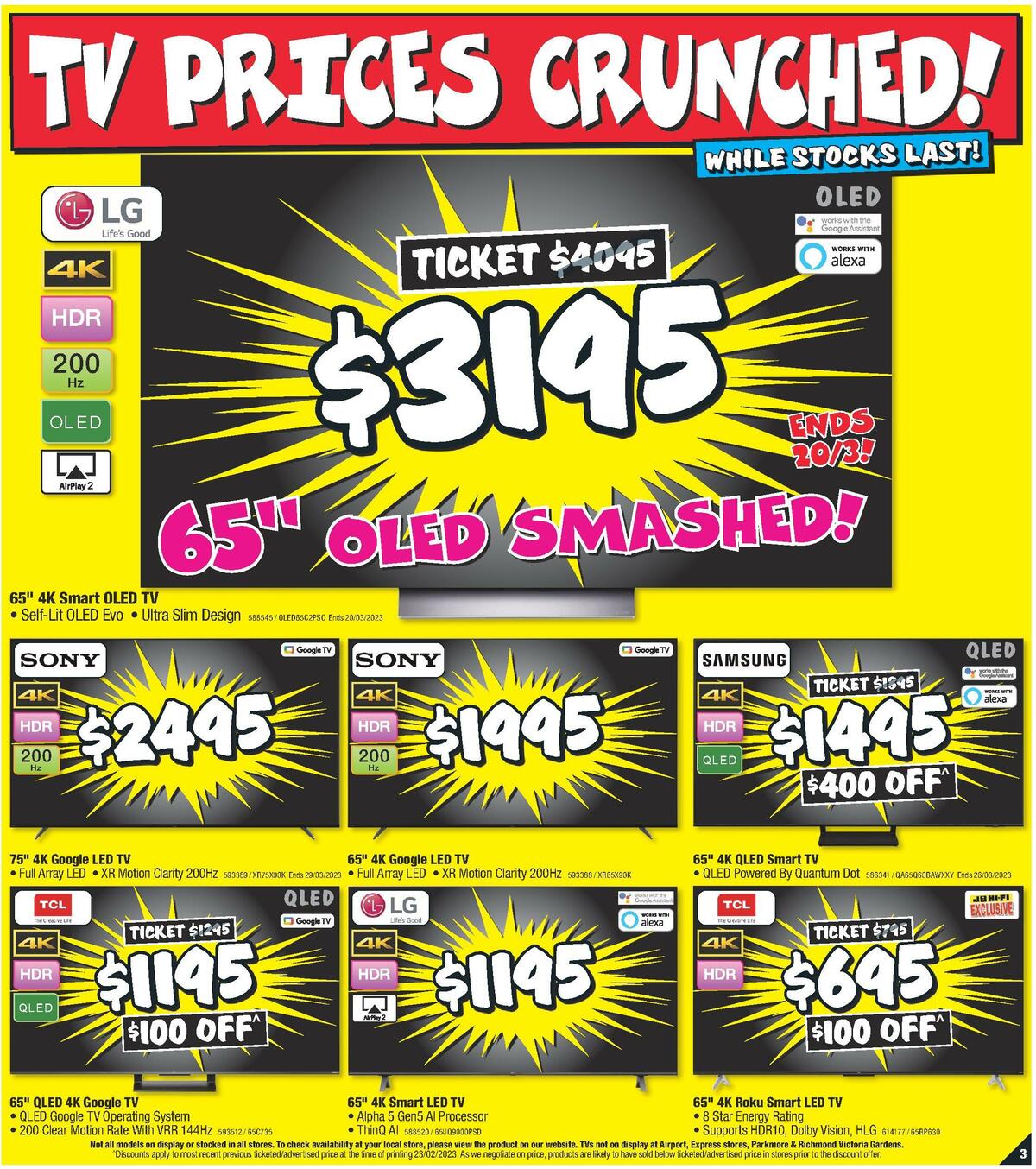 JB Hi-Fi Catalogues from 9 March