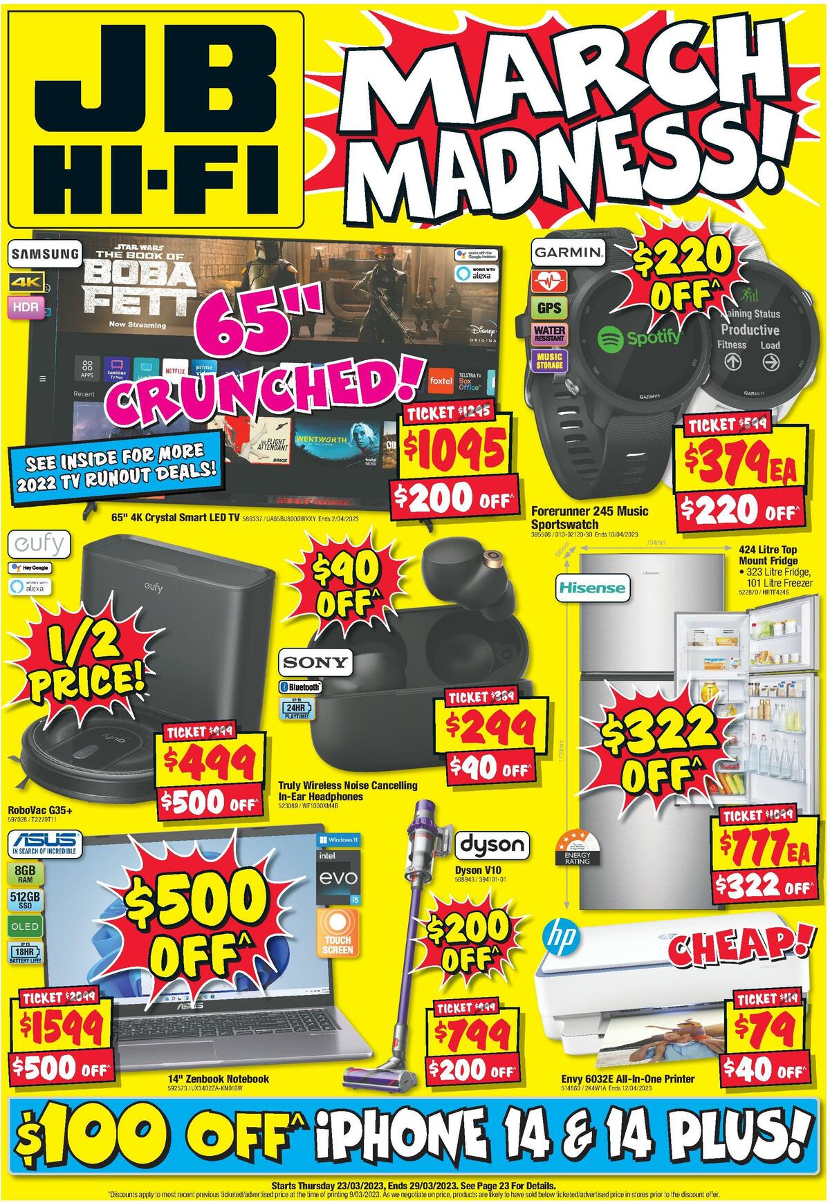 JB Hi-Fi Catalogues from 23 March