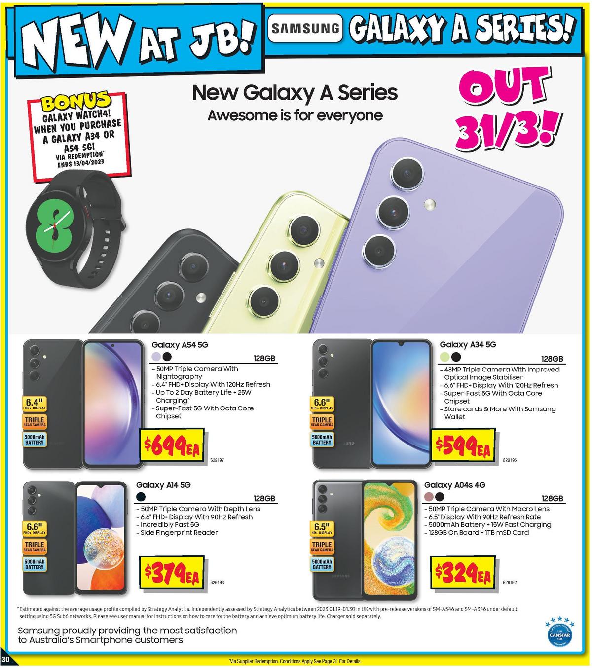 JB Hi-Fi Catalogues from 30 March