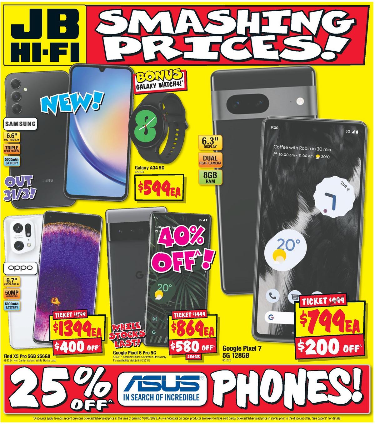 JB Hi-Fi Catalogues from 30 March