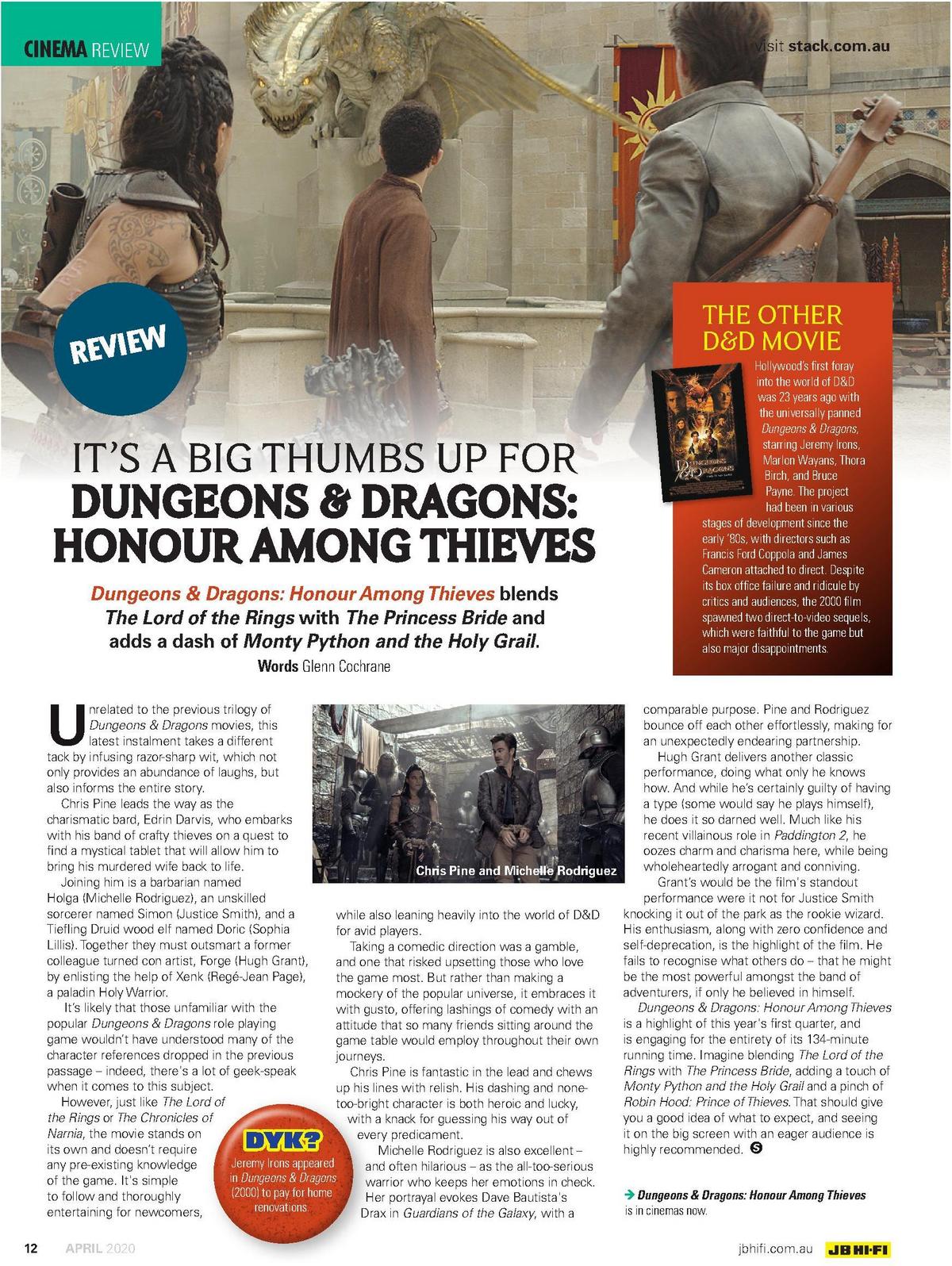 JB Hi-Fi Magazine April Catalogues from 1 April