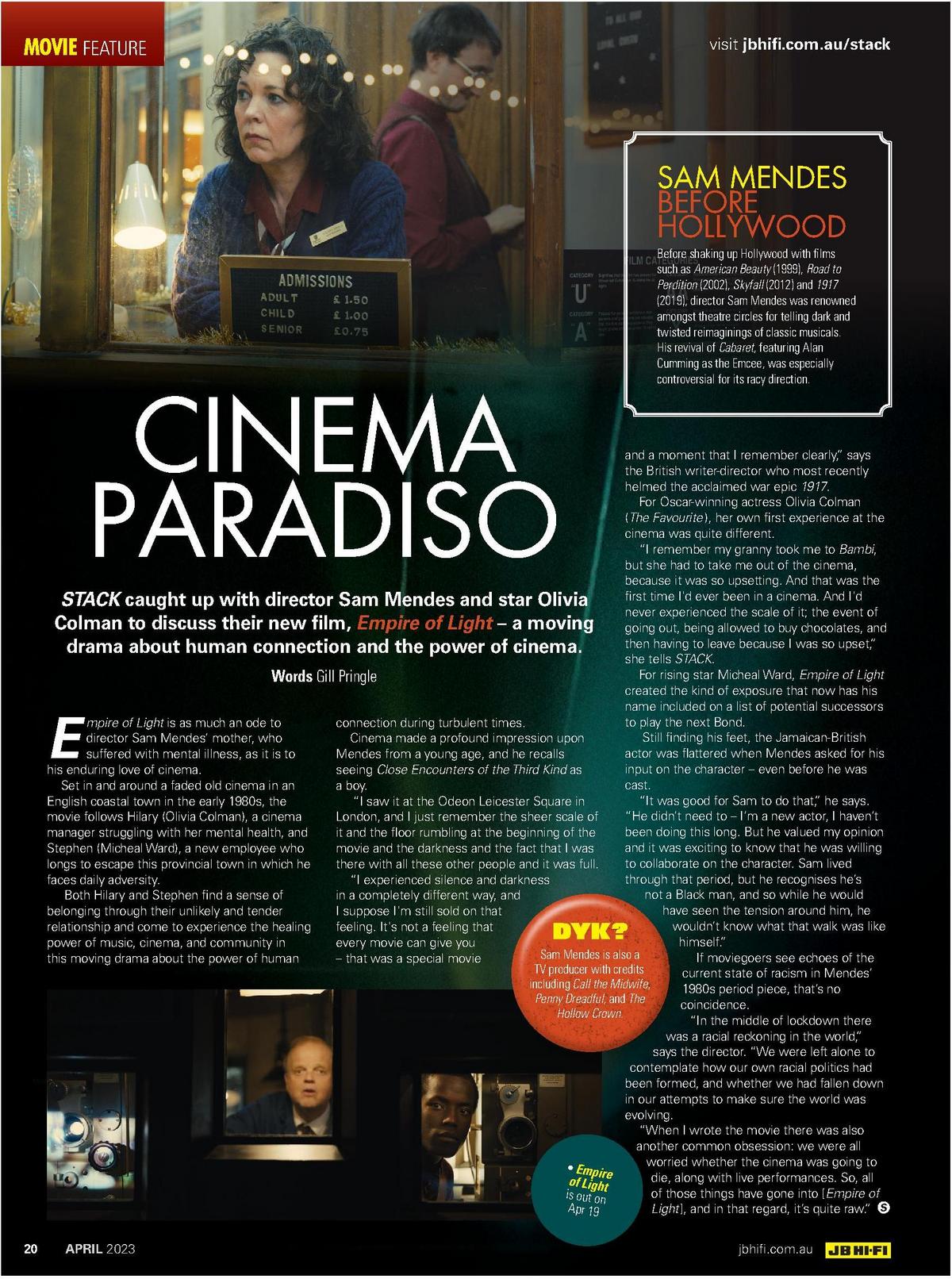 JB Hi-Fi Magazine April Catalogues from 1 April