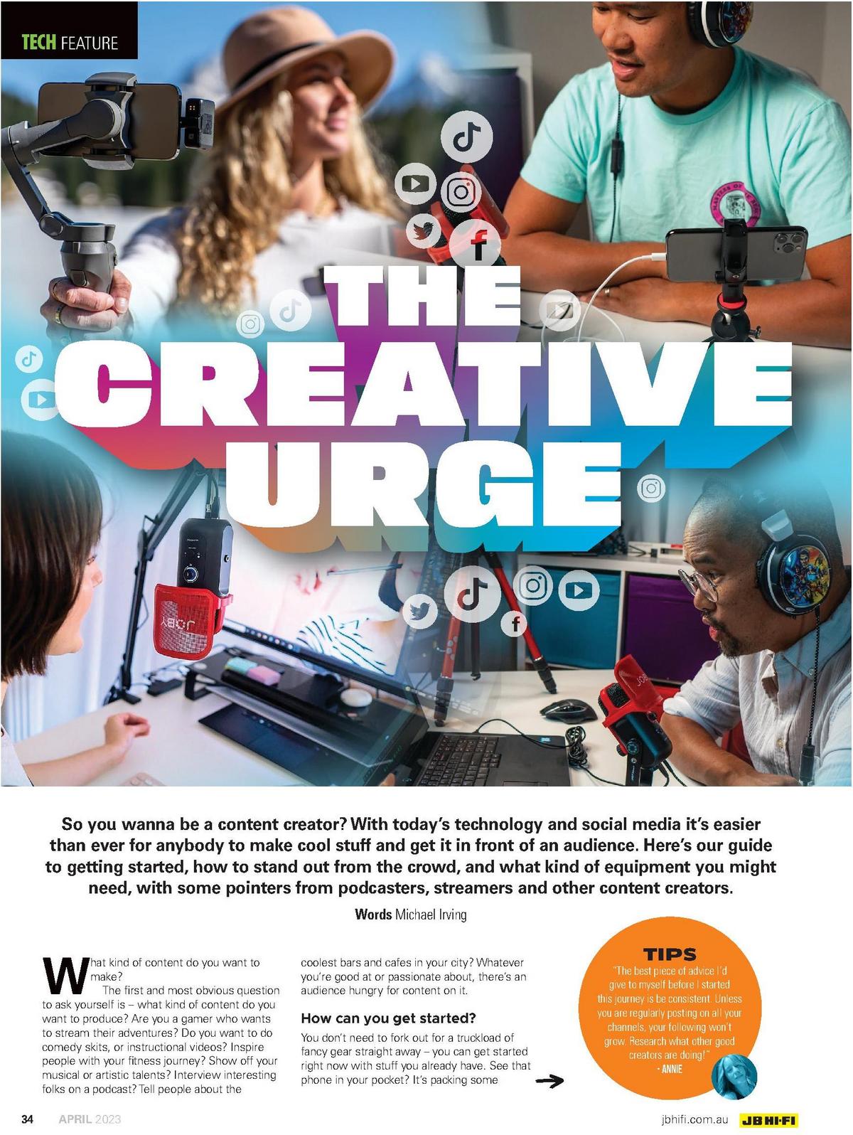 JB Hi-Fi Magazine April Catalogues from 1 April