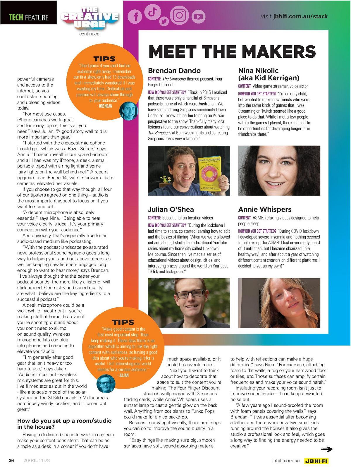 JB Hi-Fi Magazine April Catalogues from 1 April