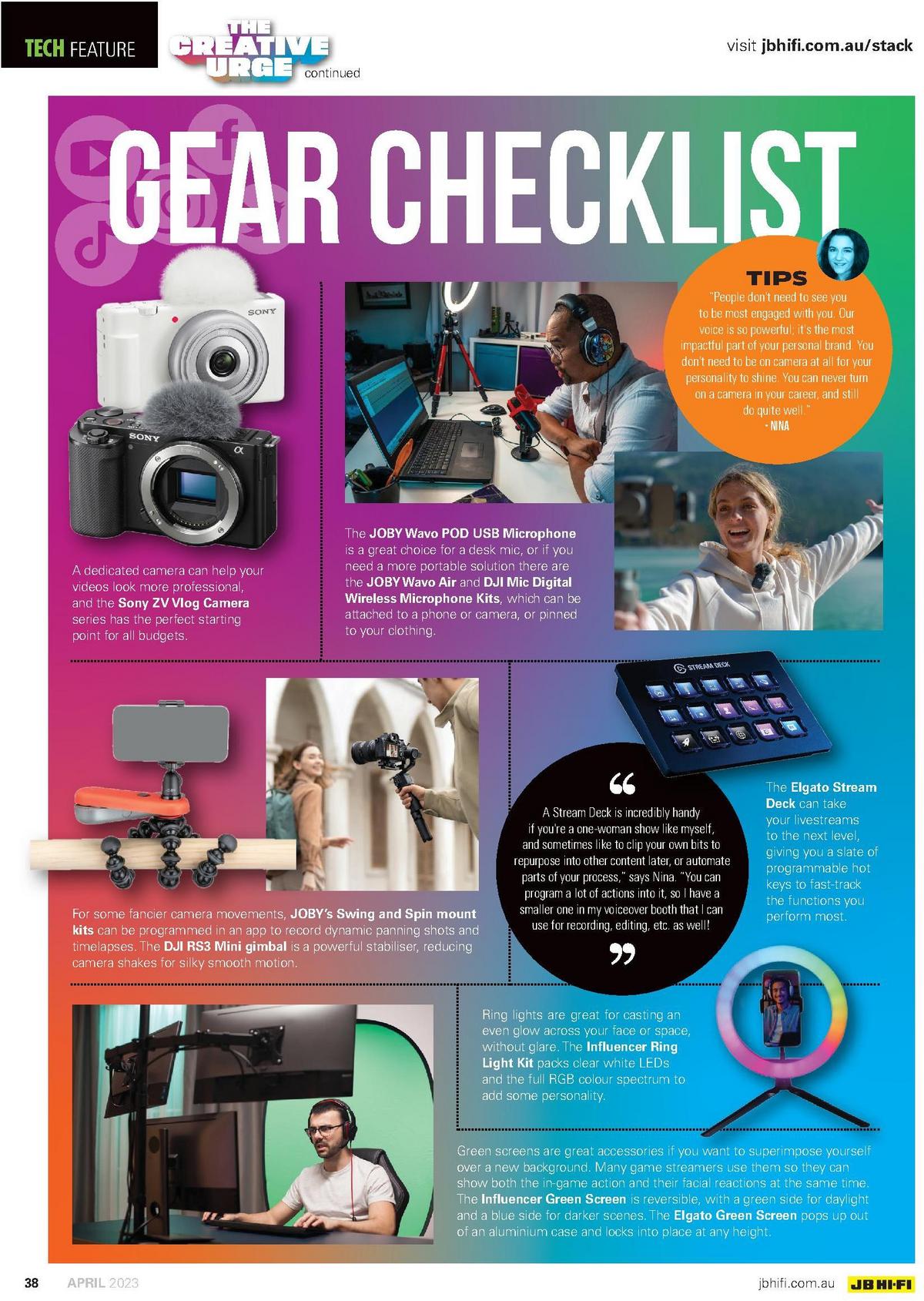 JB Hi-Fi Magazine April Catalogues from 1 April