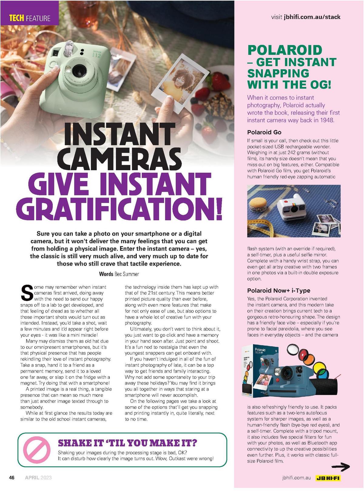 JB Hi-Fi Magazine April Catalogues from 1 April