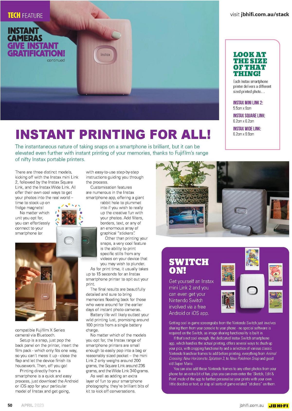 JB Hi-Fi Magazine April Catalogues from 1 April