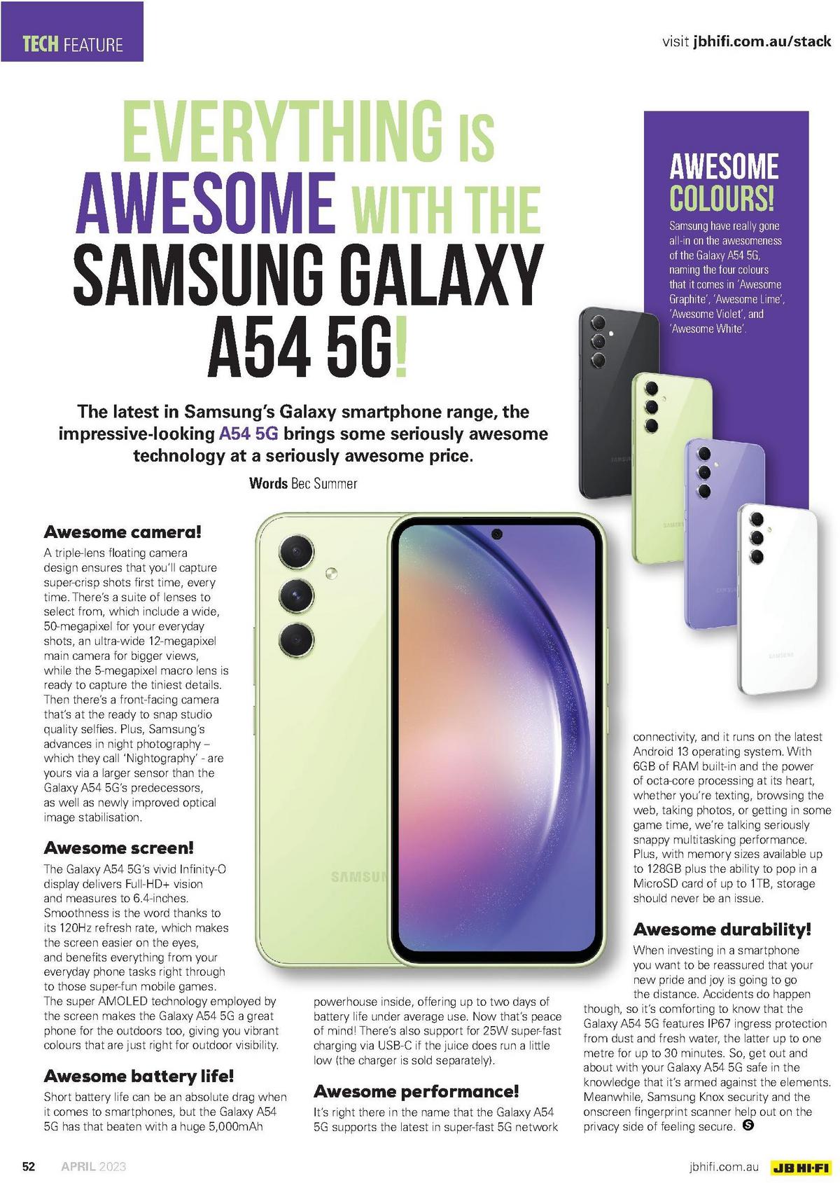 JB Hi-Fi Magazine April Catalogues from 1 April