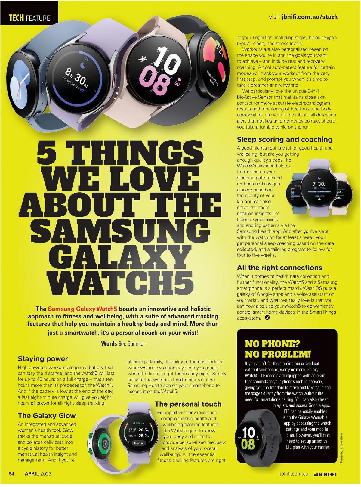 JB Hi-Fi Magazine April Catalogues from 1 April