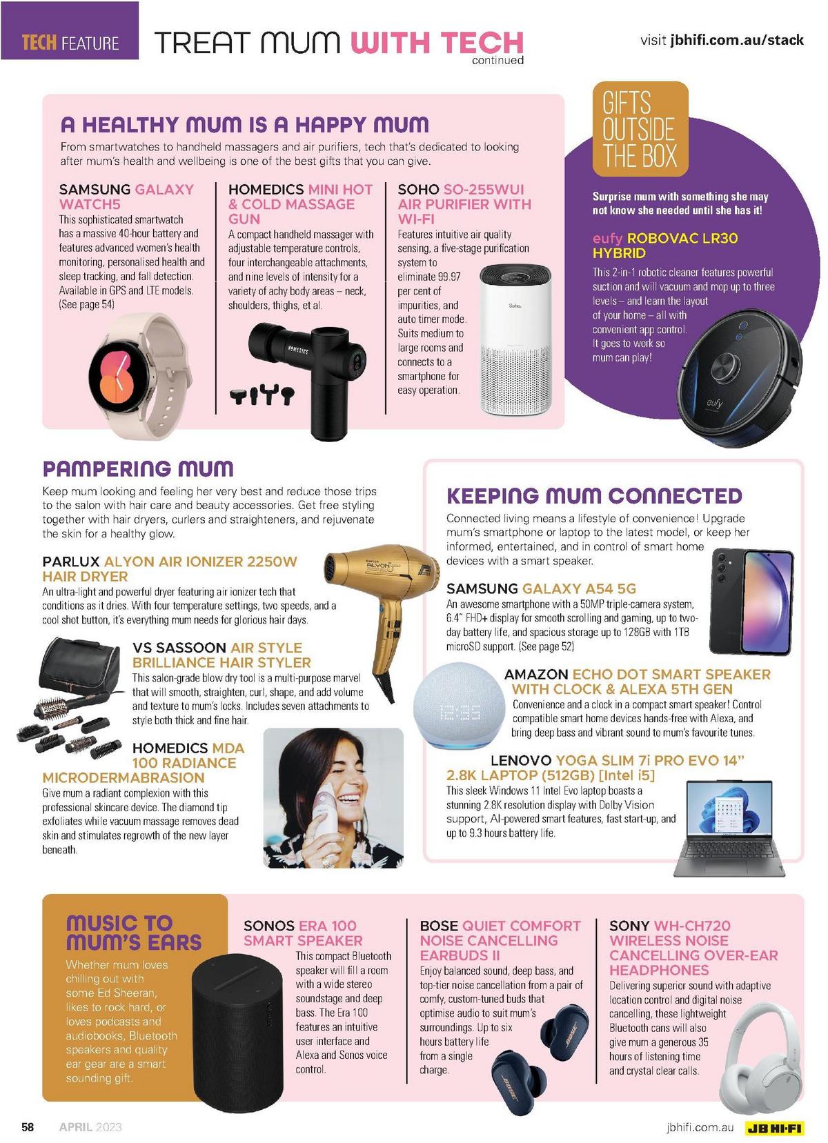 JB Hi-Fi Magazine April Catalogues from 1 April