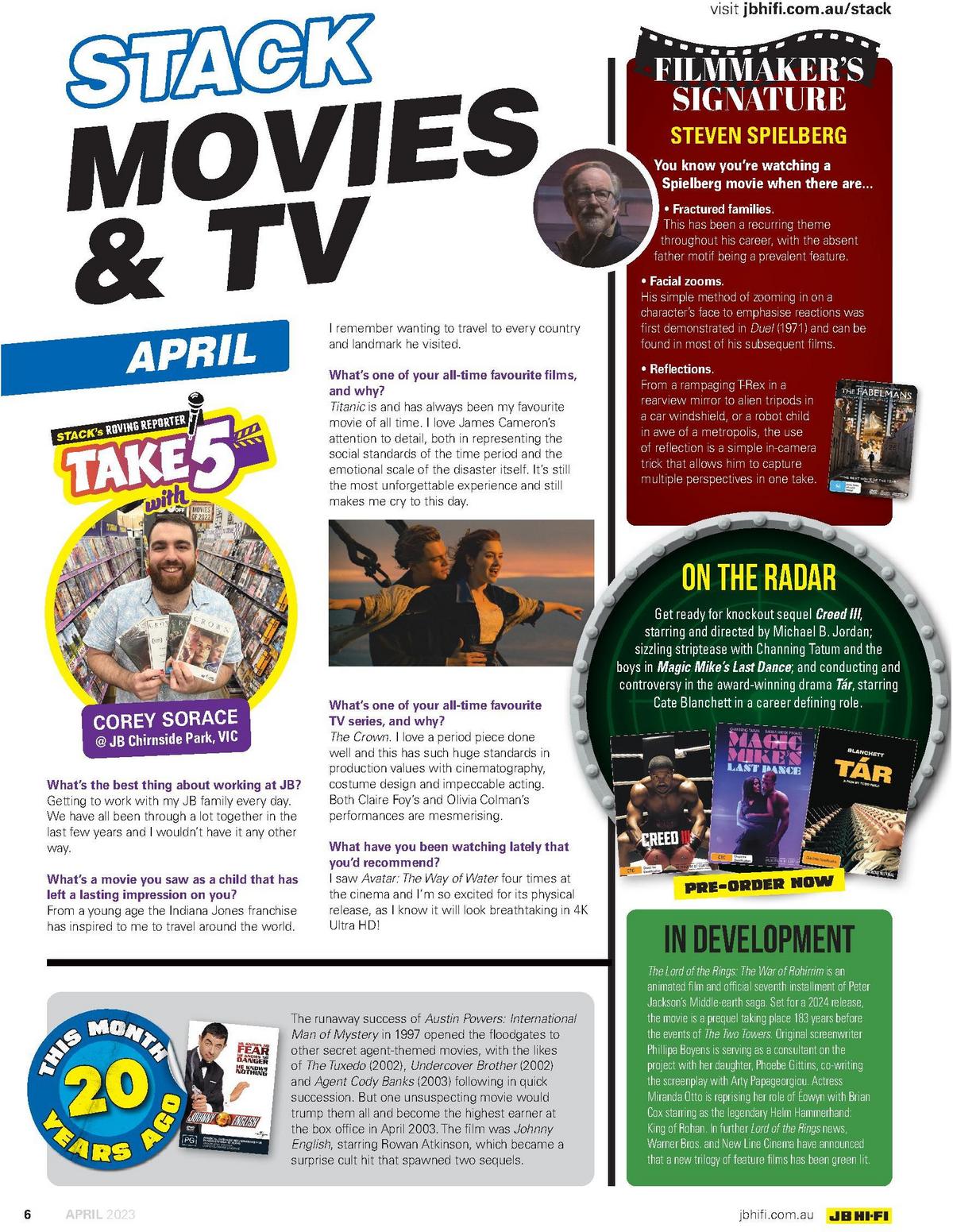 JB Hi-Fi Magazine April Catalogues from 1 April