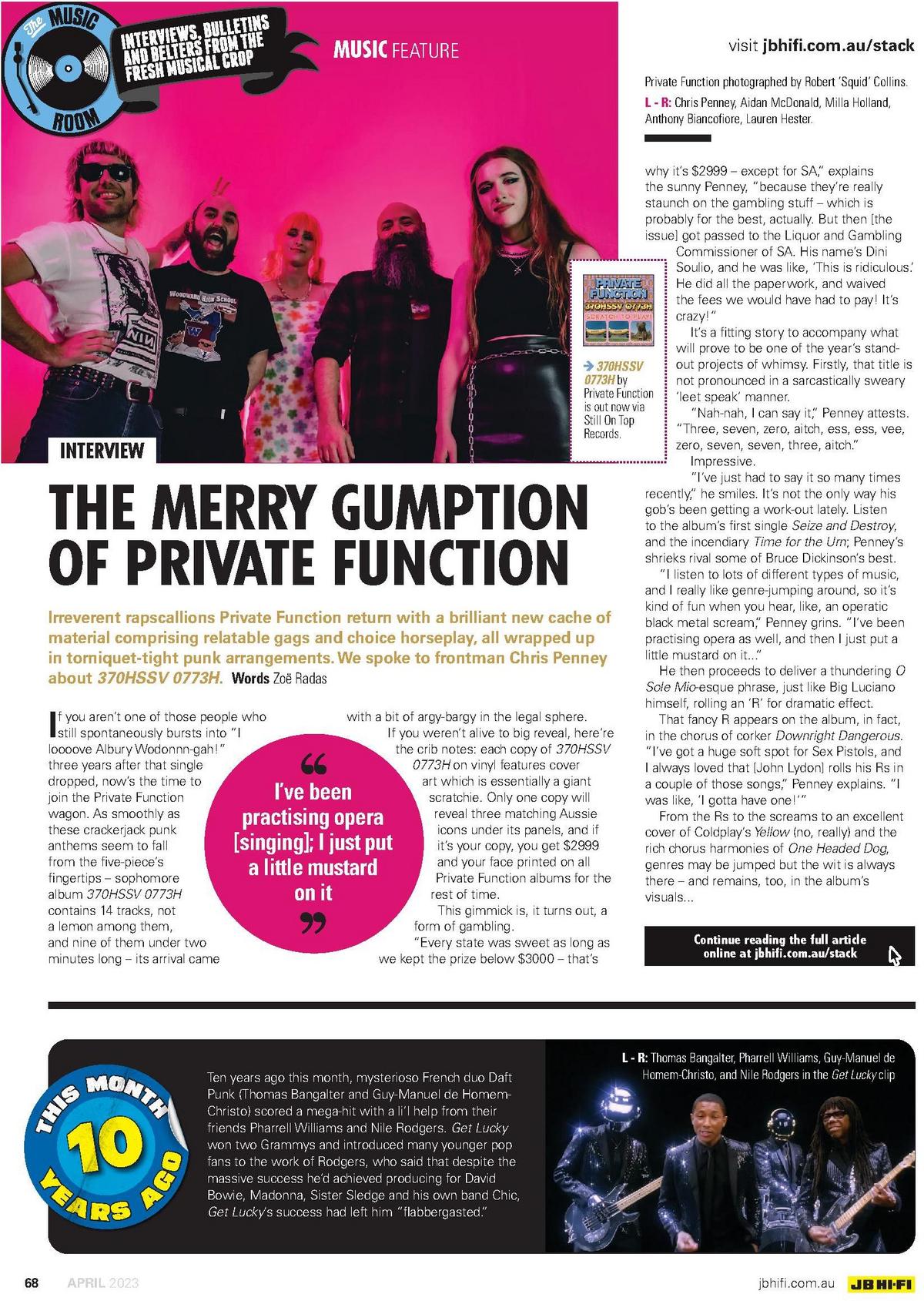 JB Hi-Fi Magazine April Catalogues from 1 April