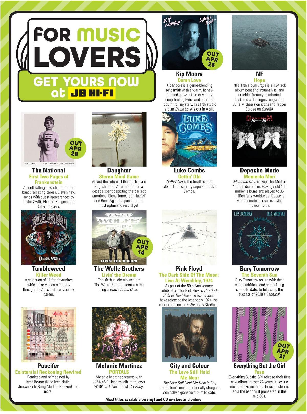 JB Hi-Fi Magazine April Catalogues from 1 April