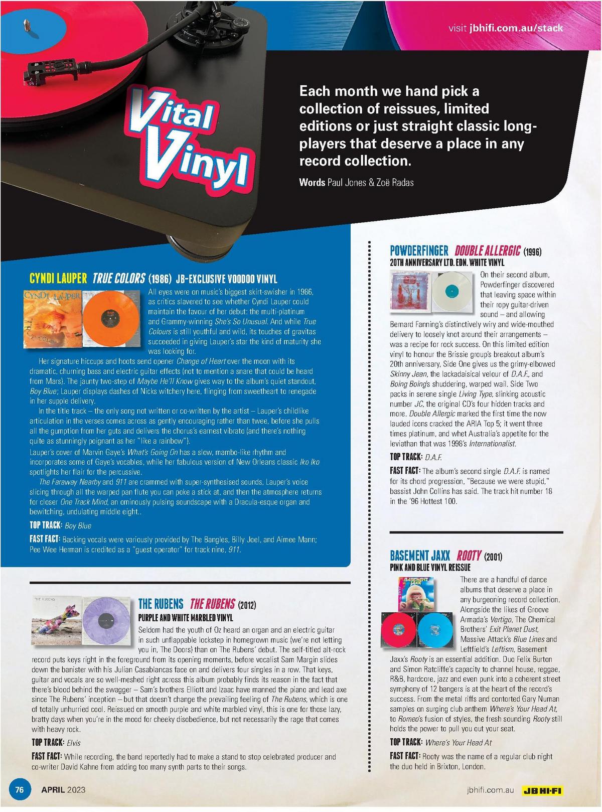 JB Hi-Fi Magazine April Catalogues from 1 April