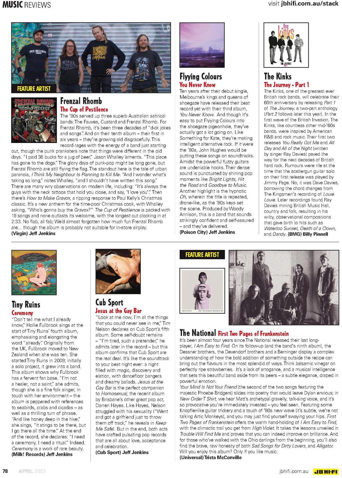 JB Hi-Fi Magazine April Catalogues from 1 April