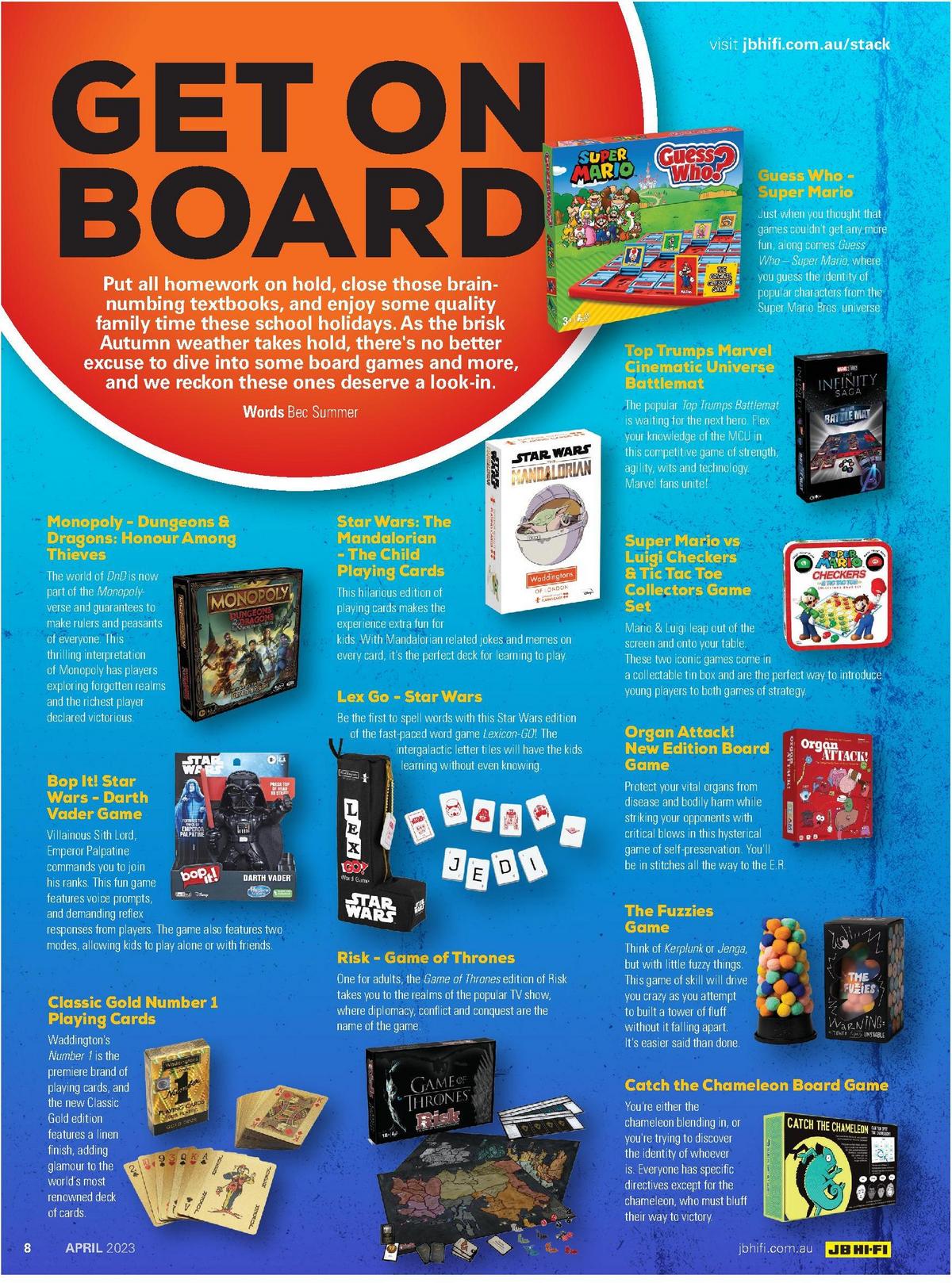 JB Hi-Fi Magazine April Catalogues from 1 April