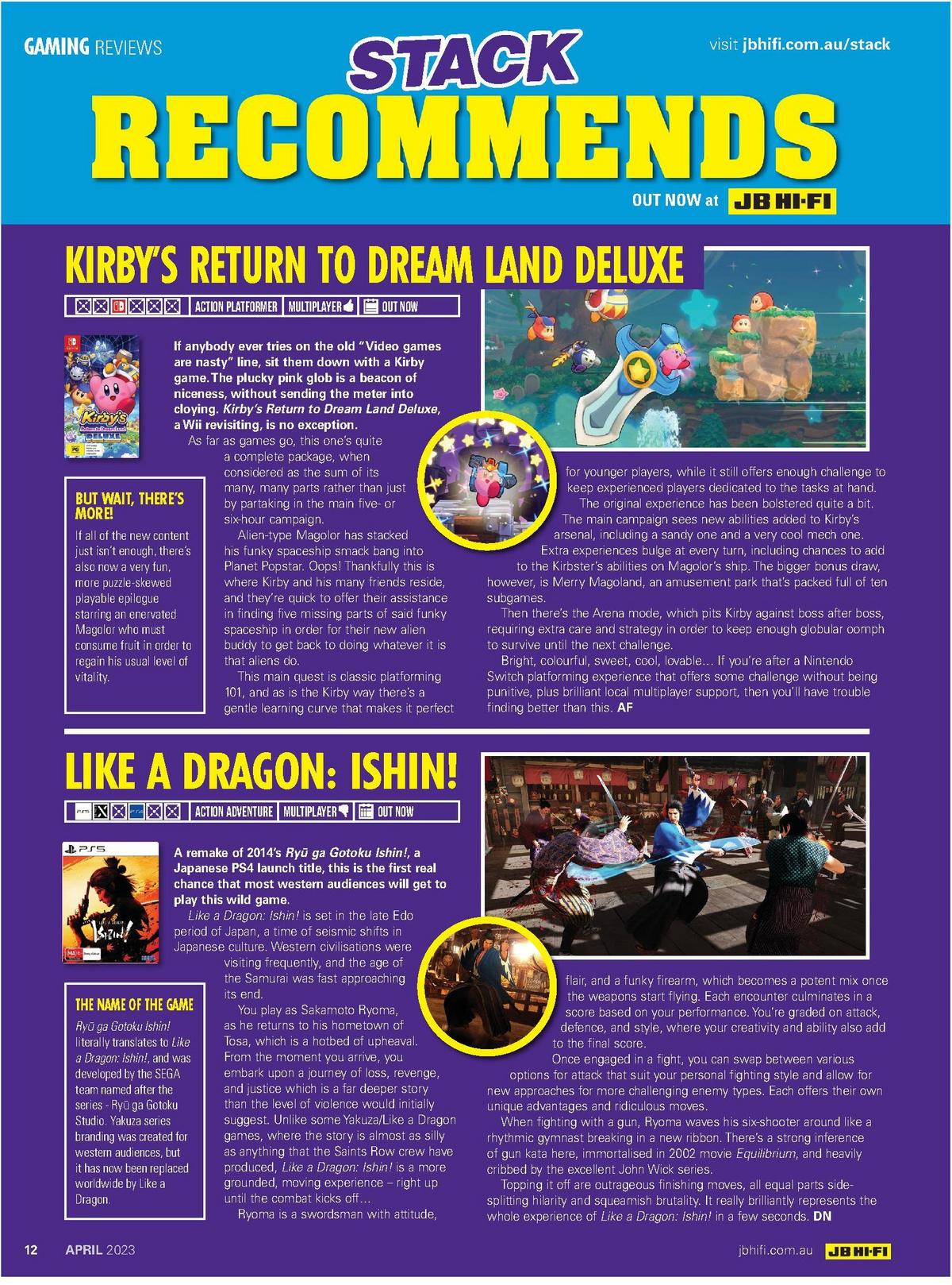 JB Hi-Fi Magazine April Catalogues from 1 April