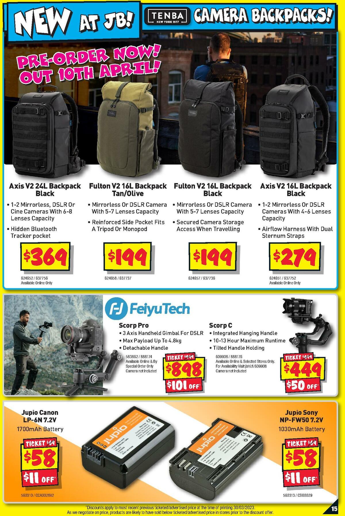 JB Hi-Fi Catalogues from 6 April