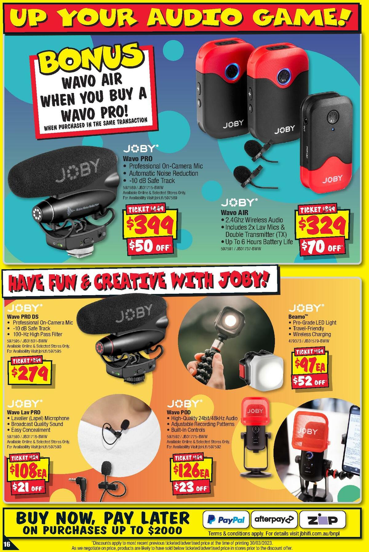 JB Hi-Fi Catalogues from 6 April