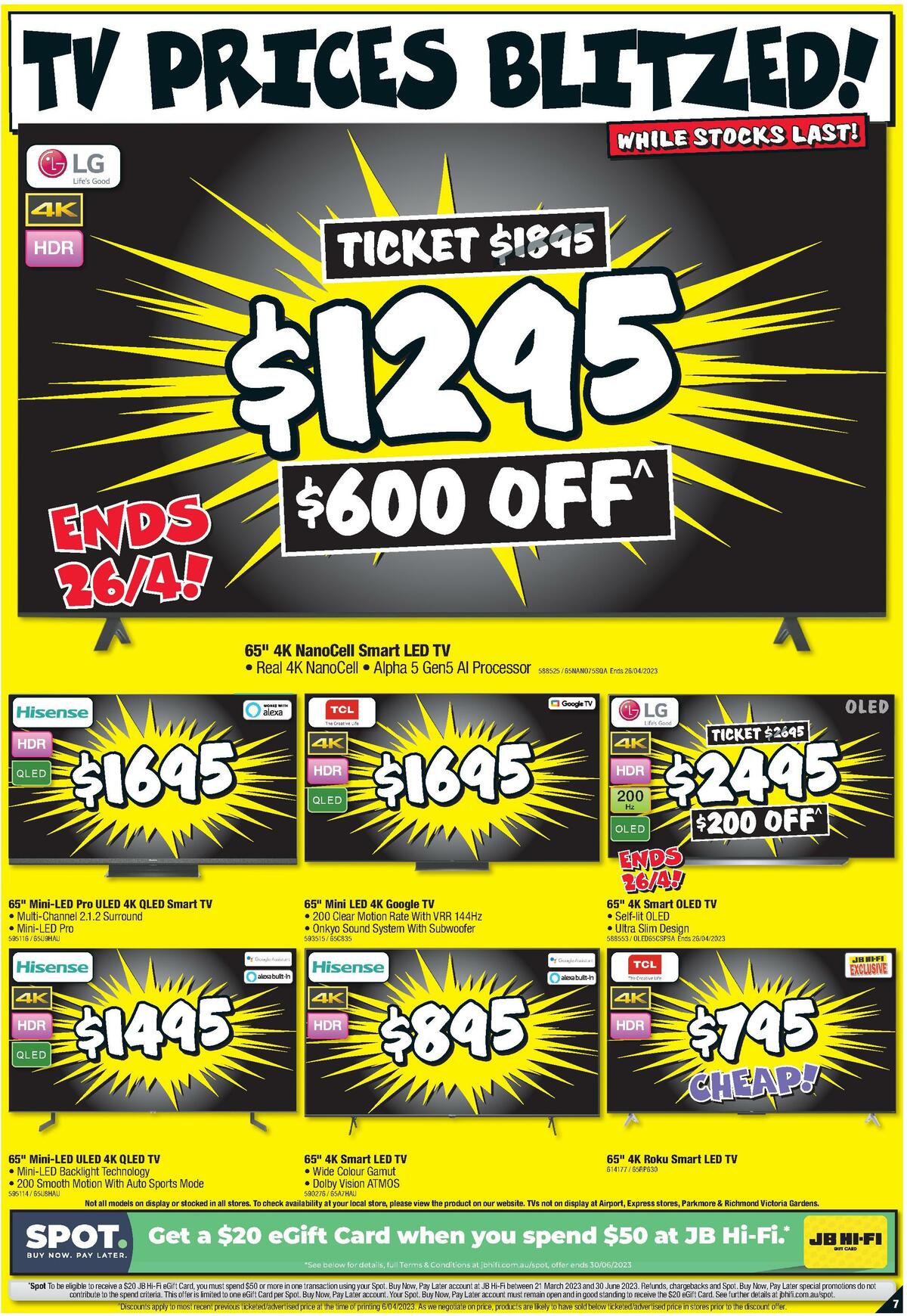 JB Hi-Fi Catalogues from 20 April