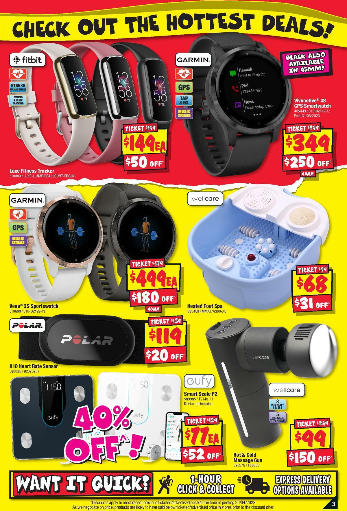 JB Hi-Fi Fitness Catalogues from 4 May