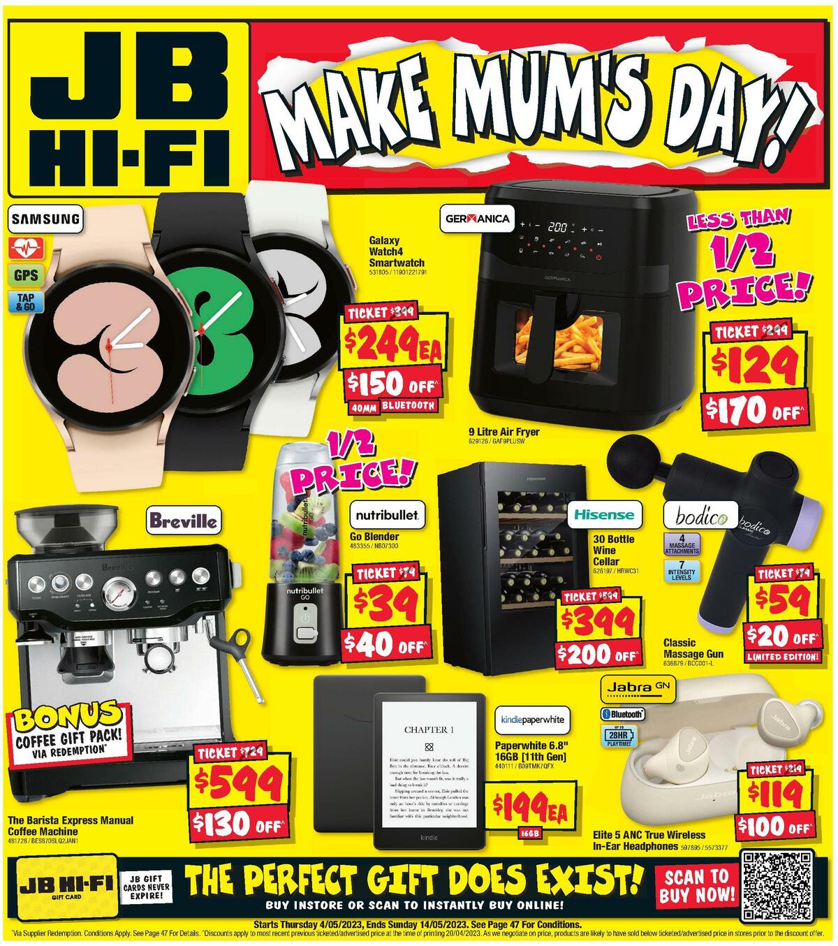 JB Hi-Fi Mother's Day Catalogues from 4 May