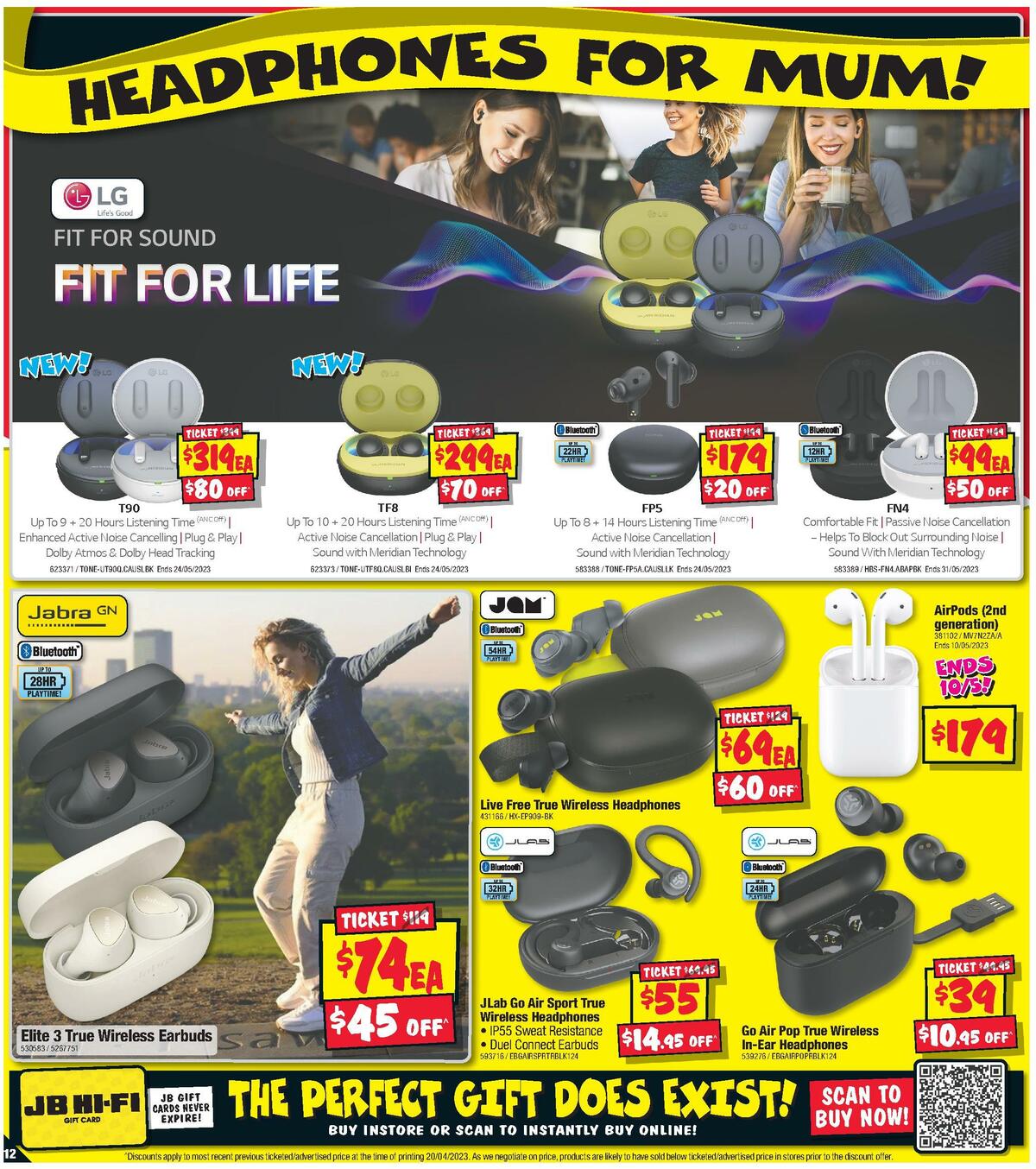 JB Hi-Fi Mother's Day Catalogues from 4 May