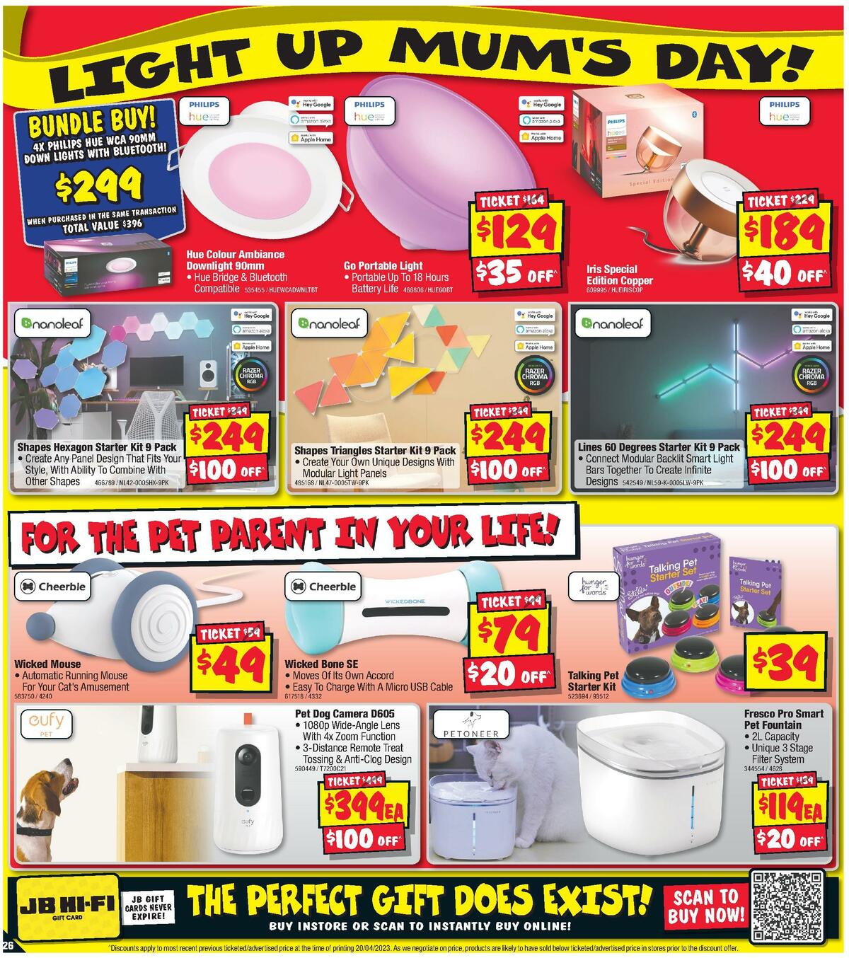 JB Hi-Fi Mother's Day Catalogues from 4 May