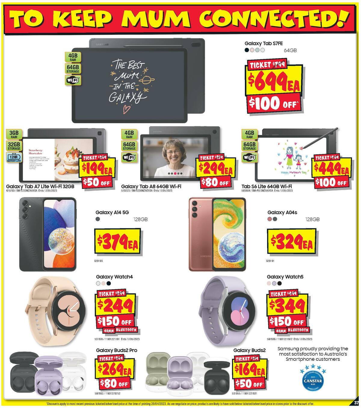 JB Hi-Fi Mother's Day Catalogues from 4 May