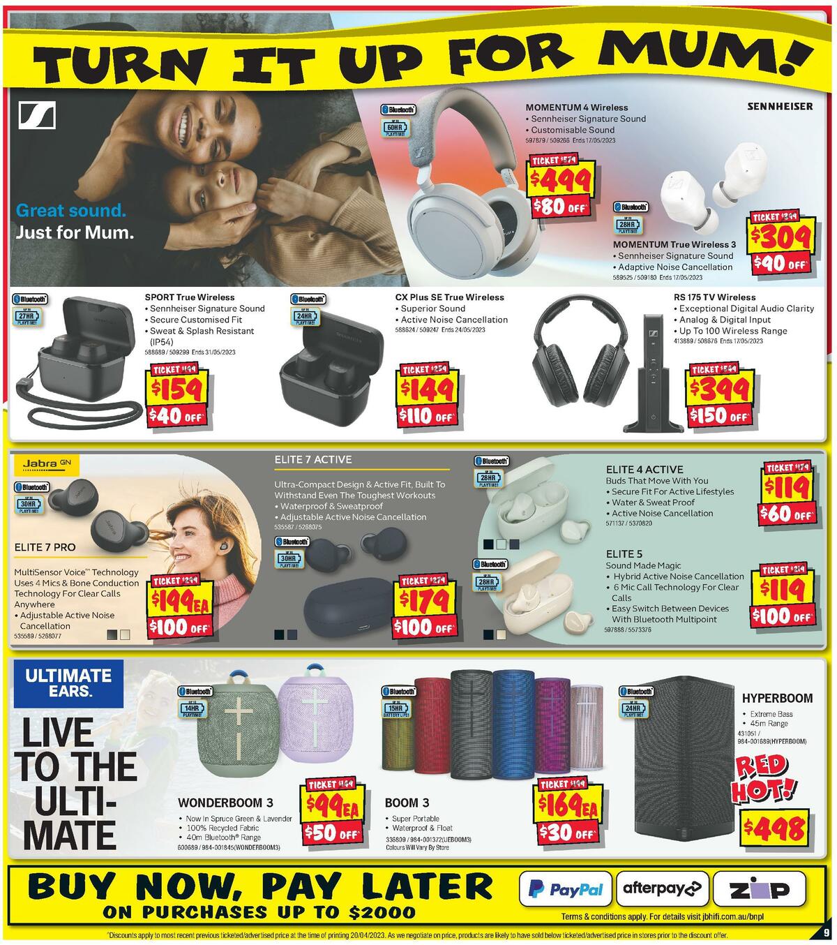 JB Hi-Fi Mother's Day Catalogues from 4 May