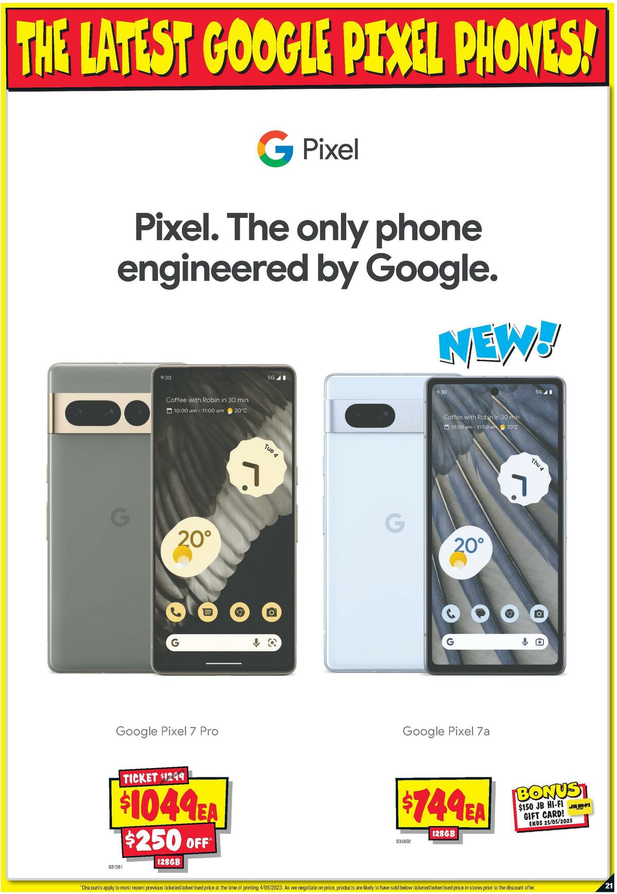 JB Hi-Fi Big Screen Bonanza Catalogues from 18 May