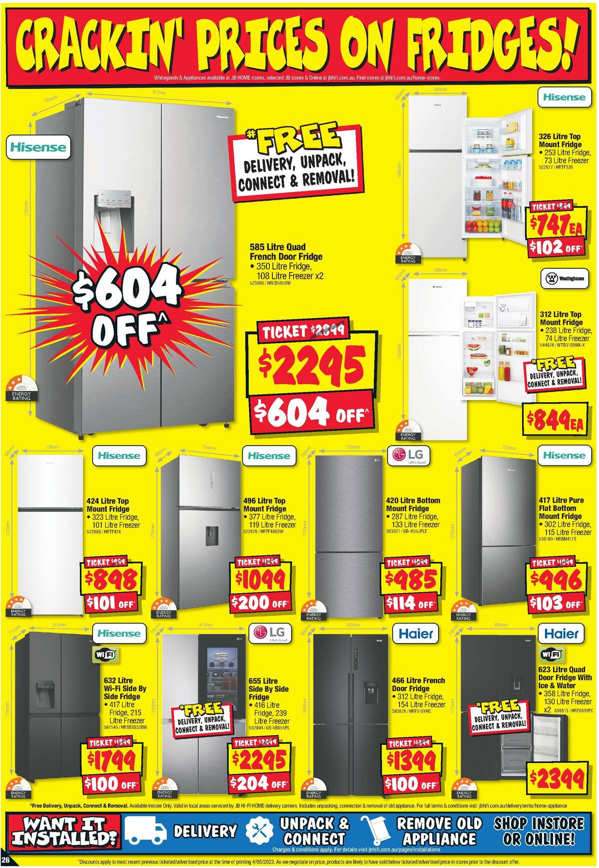 JB Hi-Fi Big Screen Bonanza Catalogues from 18 May