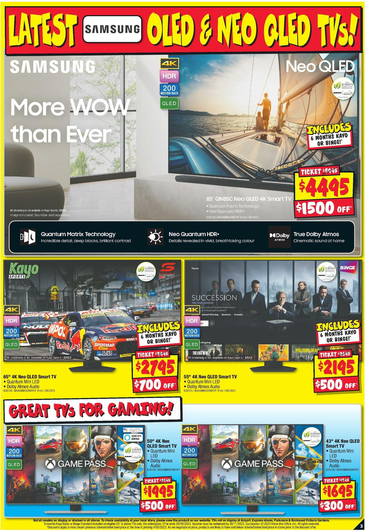 JB Hi-Fi Big Screen Bonanza Catalogues from 18 May