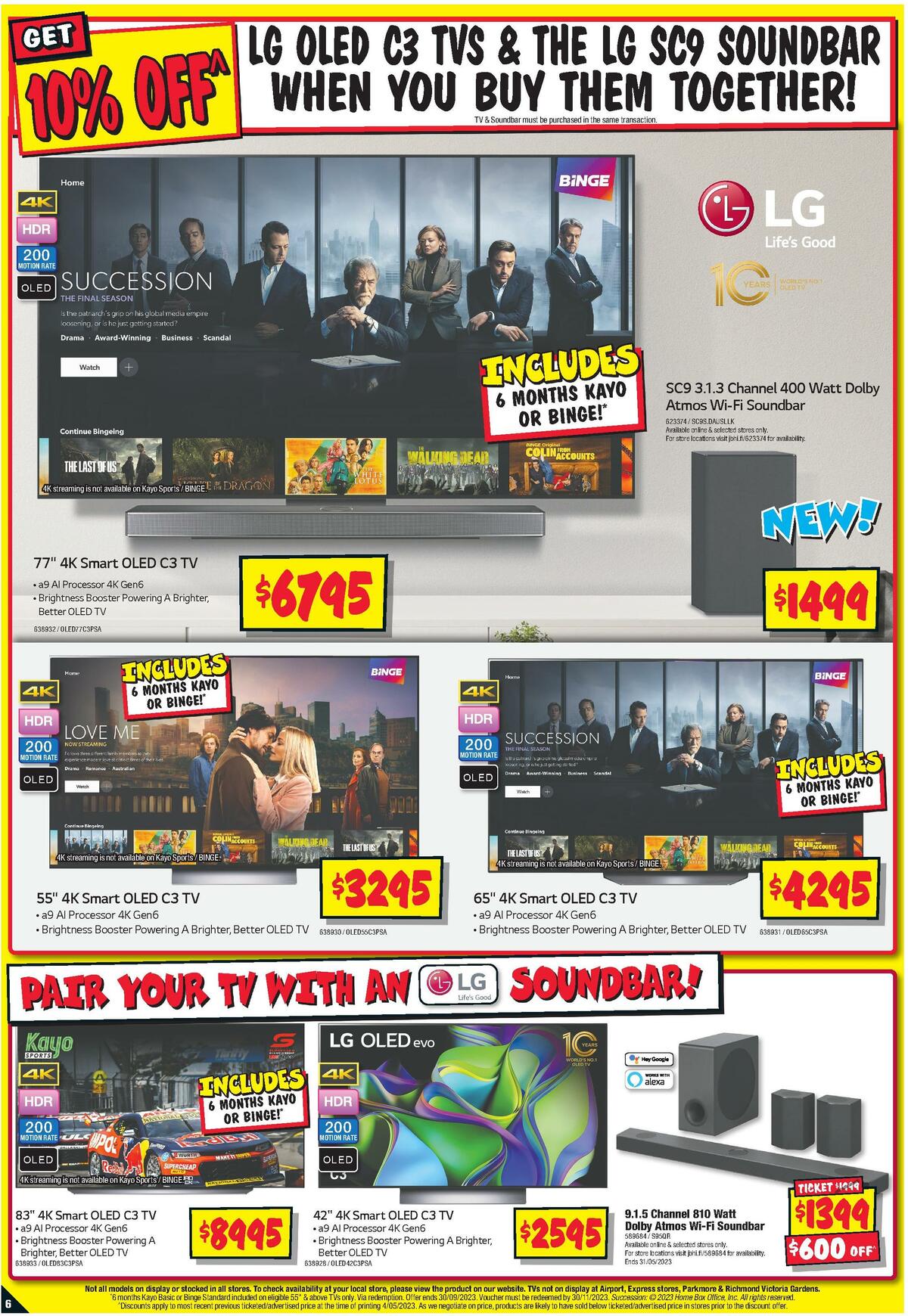 JB Hi-Fi Big Screen Bonanza Catalogues from 18 May